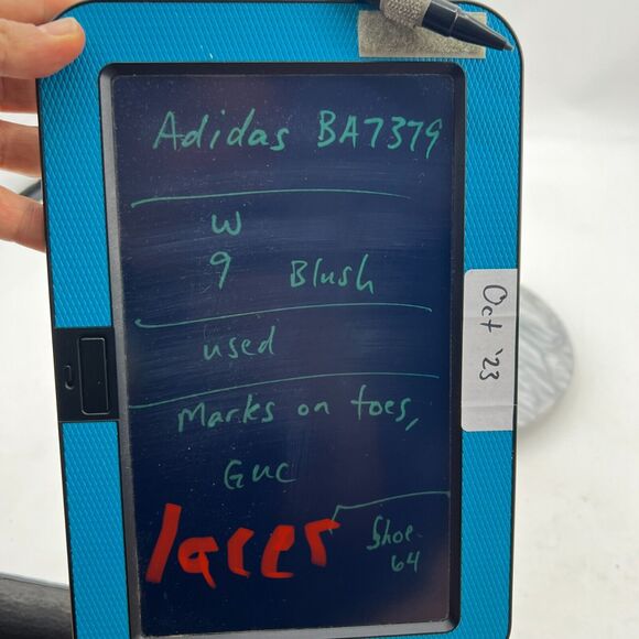 Adidas Mi Tubular Running Shoe Womens 9 Blush Pink Lace Up Low Top Athletic - Picture 11 of 12